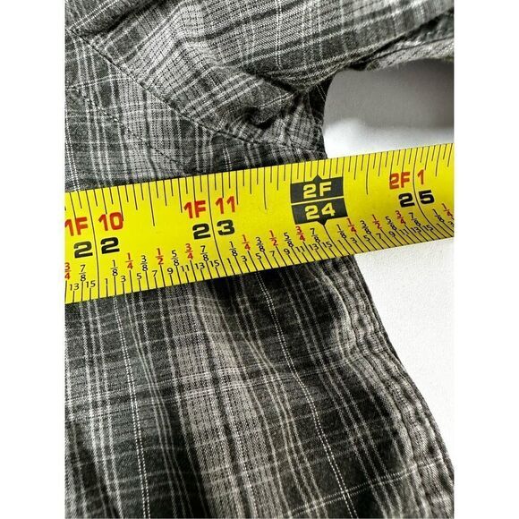 Eddie Bauer Men’s Plaid Cotton Solid Button Down Shirt Size XL Green See *Notes - Picture 10 of 15